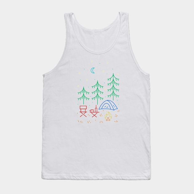 Camp Life Tank Top by polkamdesign